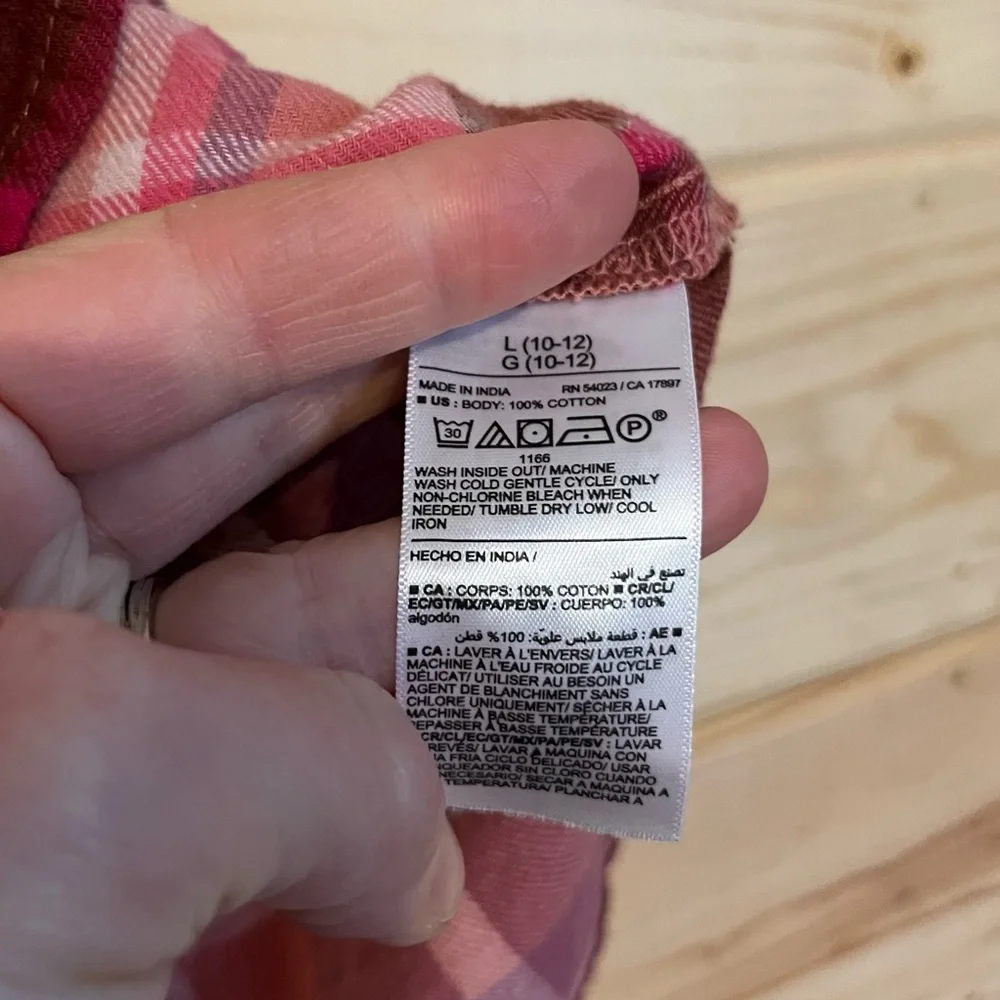 Old Navy Cotton Flannel Pink